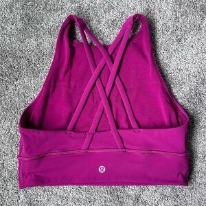 Lululemon energy high neck longline bra